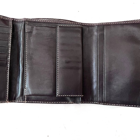 Tous Vintage Red Leather Logo Wallet - Picture 11 of 12